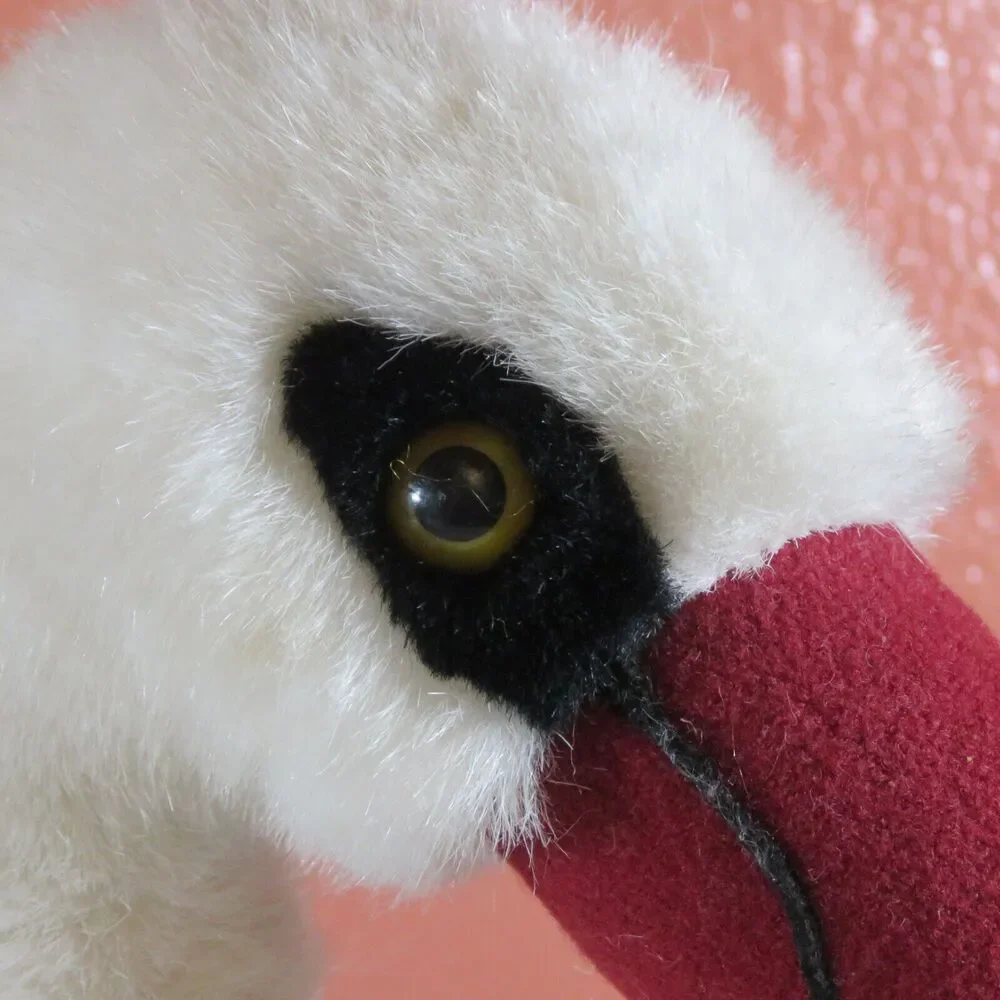 Vintage Russ Berrie Plush White Stork FLAUBERT Caress Soft Pets 23